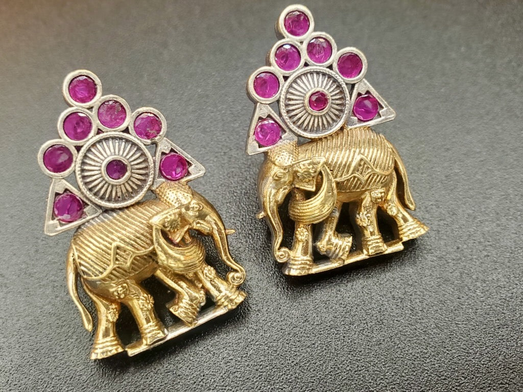 Prerna Paachi Kundan Dual Tone Necklace Set