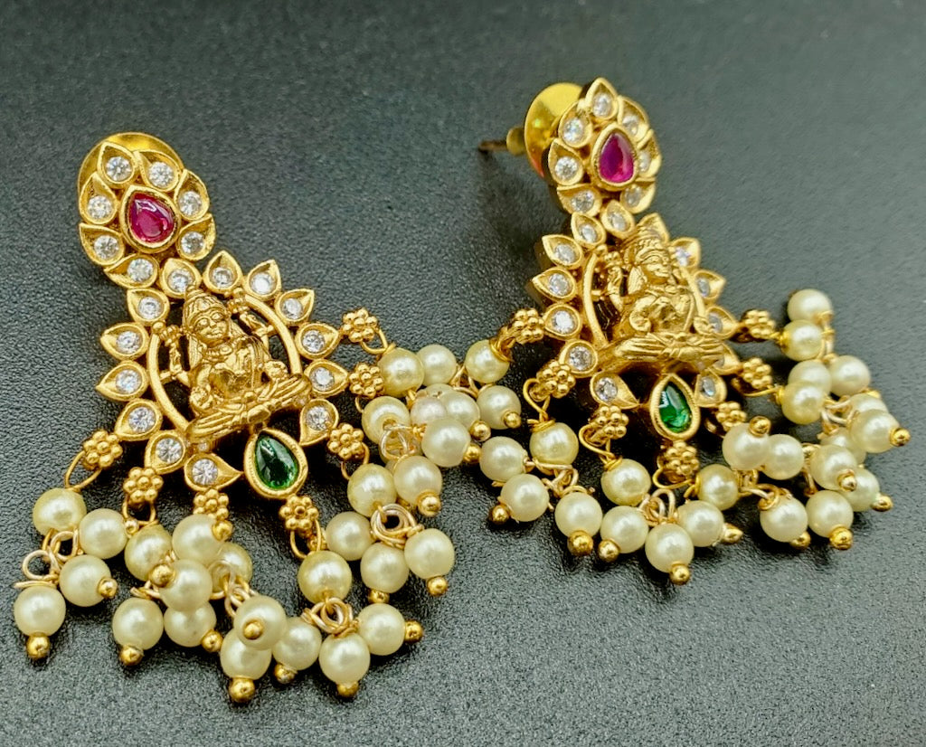 Anvi Guttapusalu Grand Necklace/ Haram