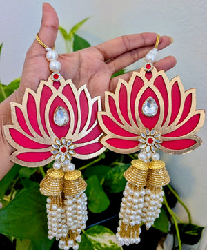 Lotus Pearl Hanging (Pair) | Indian Return Gift
