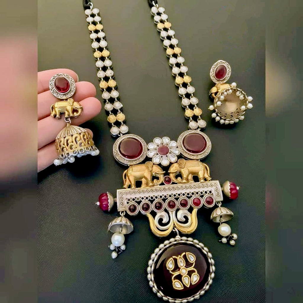 Katrina Necklace with Earrings