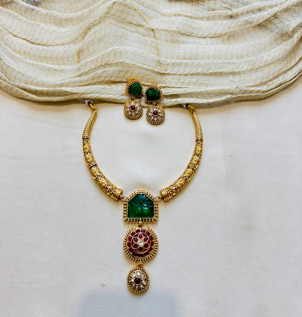 Swetha Kemp Hasli Set with Earrings