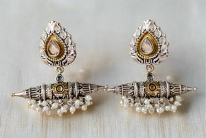 Sachvi German Silver Earrings (Available in 4 colors)