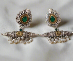 Sachvi German Silver Earrings (Available in 4 colors)