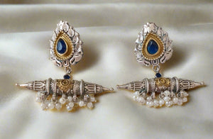 Sachvi German Silver Earrings (Available in 4 colors)