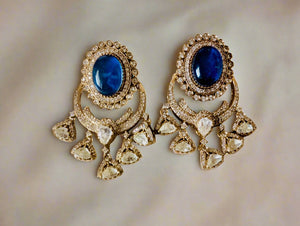 Zara Doublet Moissanite Earrings