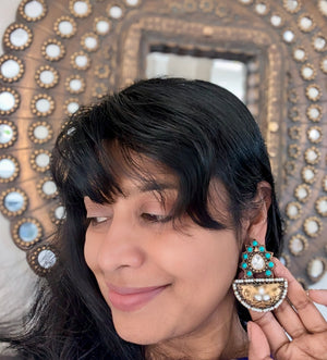 Rishika Turquoise Earrings