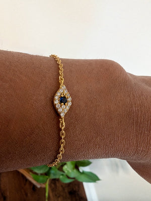 Dainty Evil Eye Bracelet
