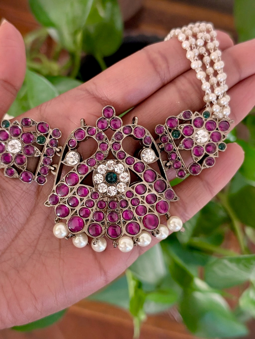Lakshmi Kemp Pearl Necklace