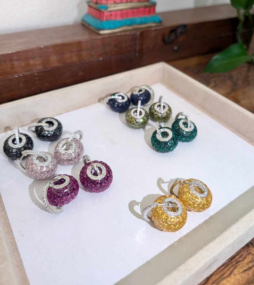 Isha Invisible Setting Hoops