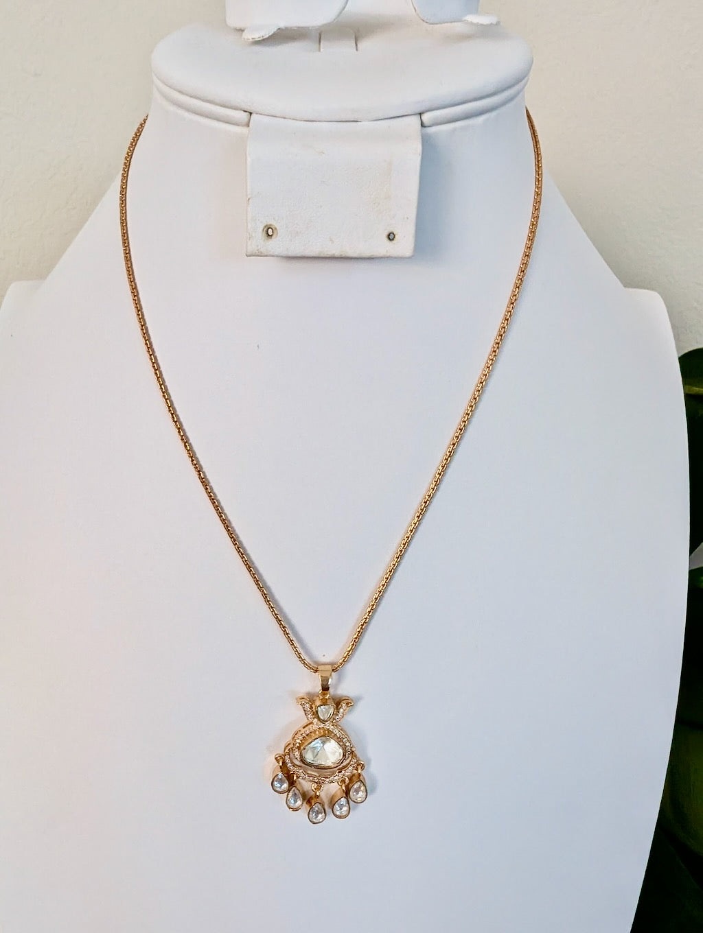 Michelle Moissanite Pendant Set with Studs