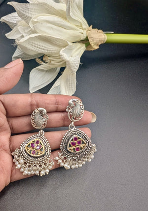 Tatiana Silver Look Alike Necklace with Earrings