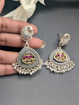 Tatiana Silver Look Alike Necklace with Earrings