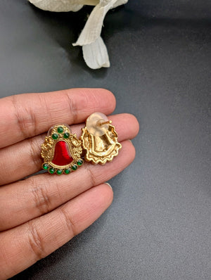 Palakka Invisible Chain with Earrings