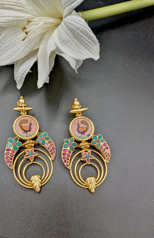 Artisan Jadau Kemp Masterpiece Earrings
