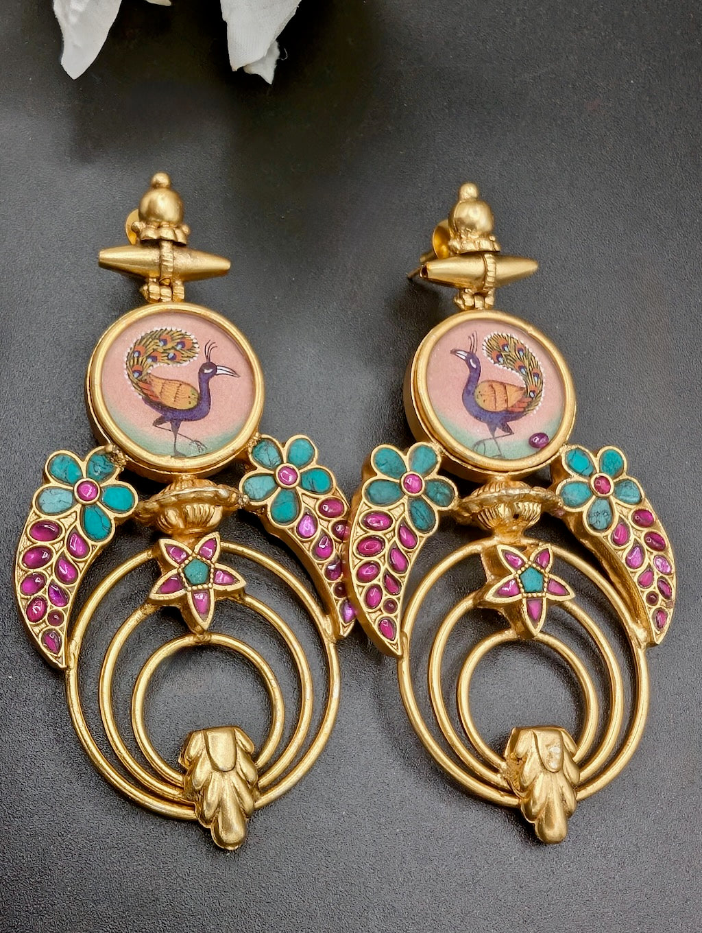 Artisan Jadau Kemp Masterpiece Earrings