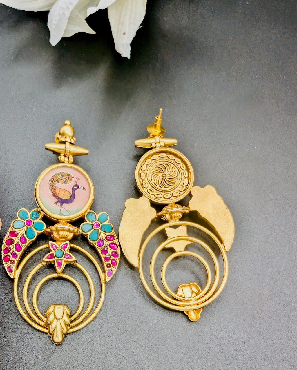 Artisan Jadau Kemp Masterpiece Earrings