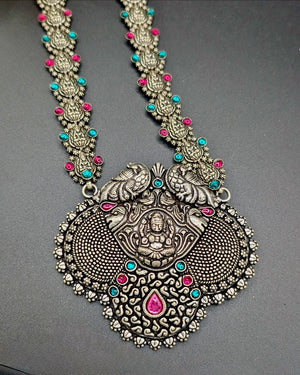 Mugdha Long Kolhapuri Necklace