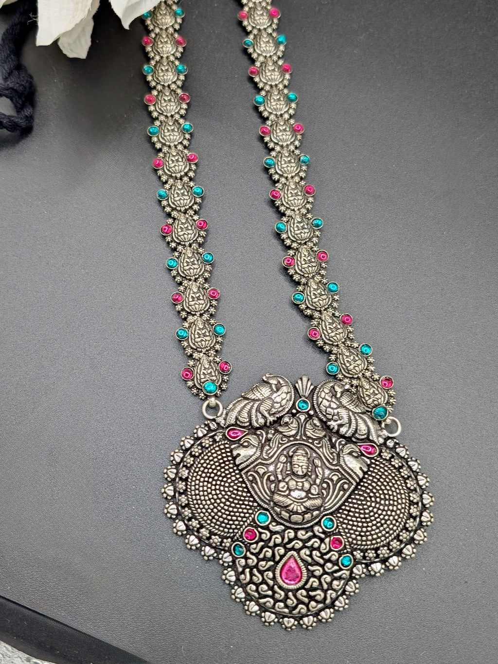 Mugdha Long Kolhapuri Necklace