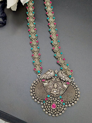 Mugdha Long Kolhapuri Necklace