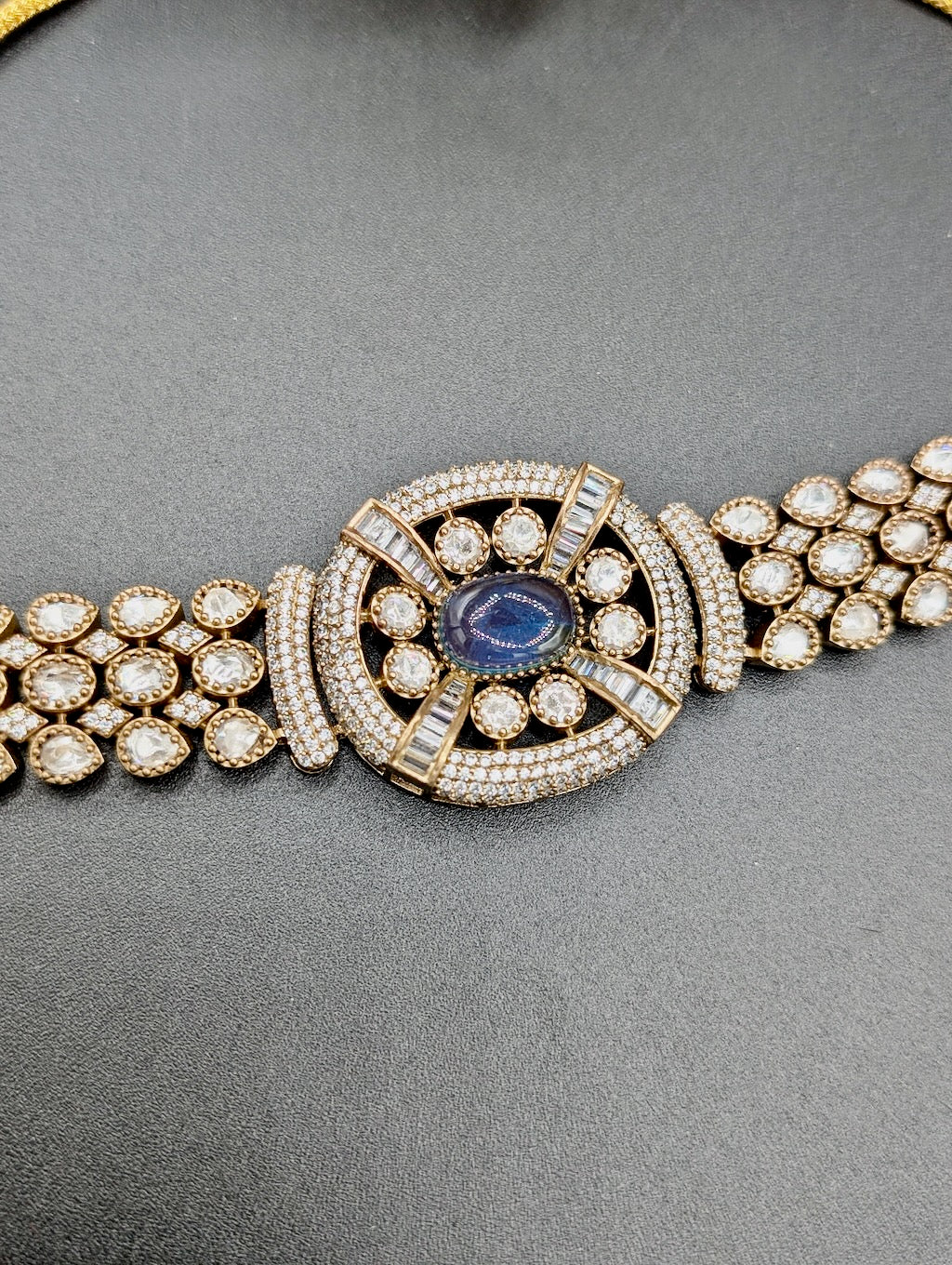 The Royal Moissanite Choker with Studs