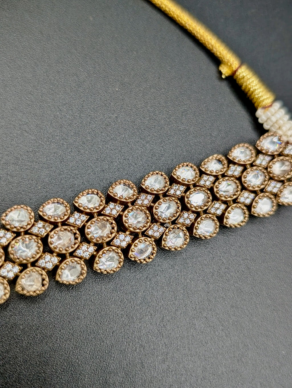 The Royal Moissanite Choker with Studs