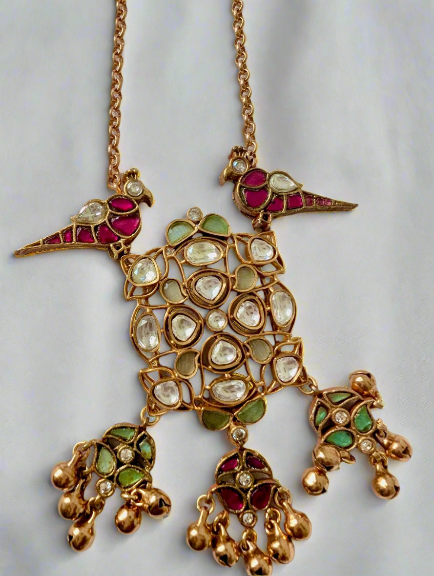 Pia Pachi Kundan Necklace with Earrings