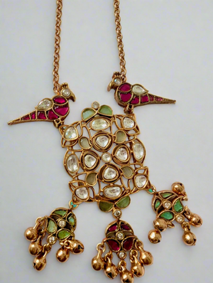 Pia Pachi Kundan Necklace with Earrings