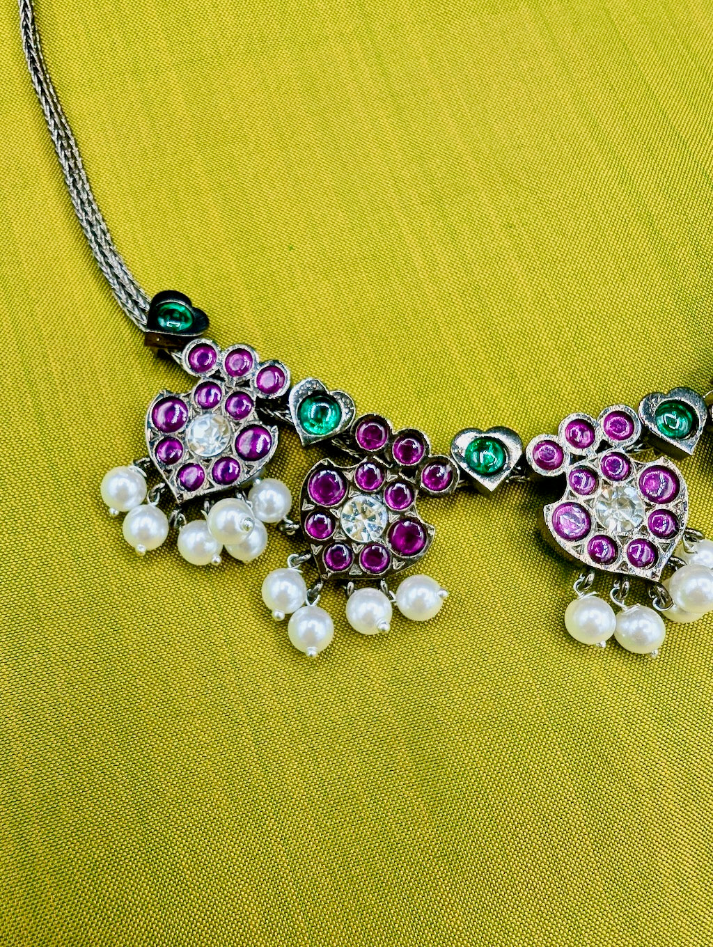 Tarini Kemp Necklace in Black Polish