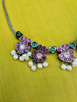 Tarini Kemp Necklace in Black Polish