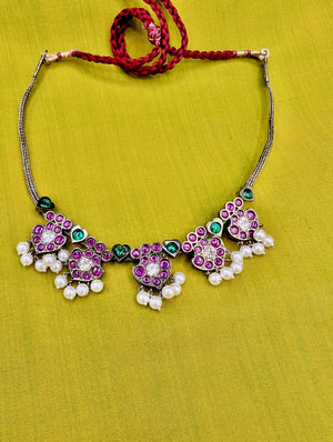 Tarini Kemp Necklace in Black Polish