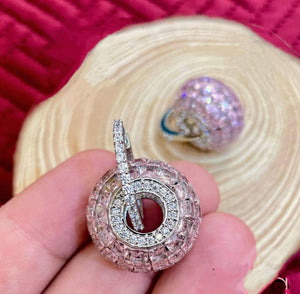 Isha Invisible Setting Hoops
