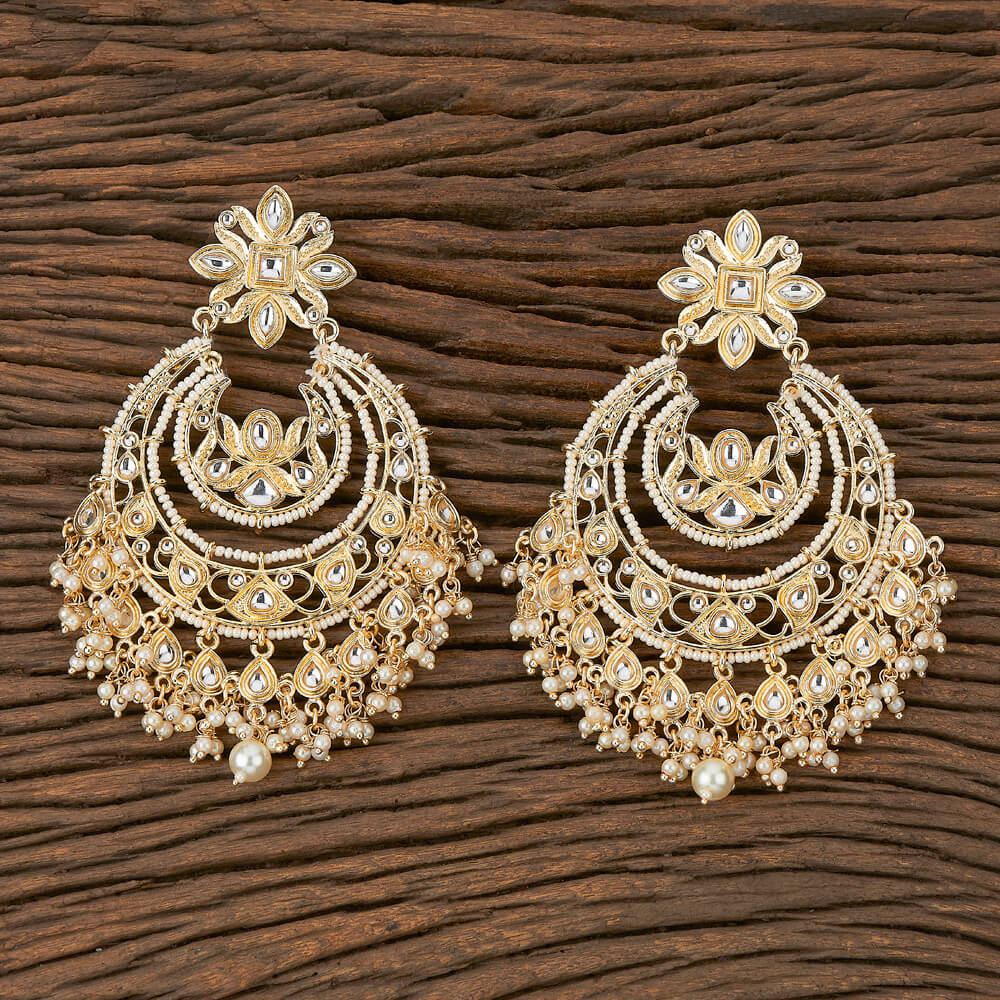 Anamika Gold Plated Chandbali with Pearls