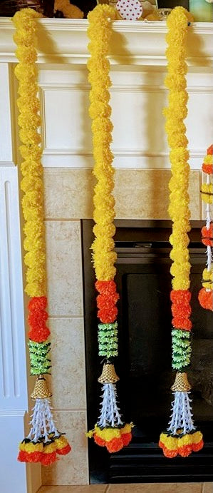 5ft Marigold Bell Hanging (Pair)