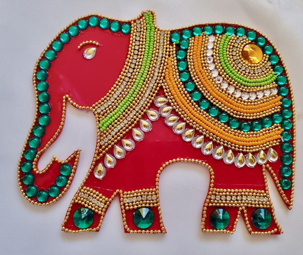 Big Size Elephant Rangoli