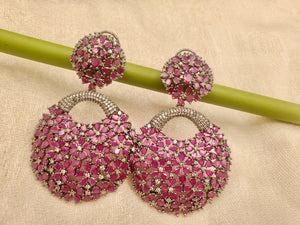 Suriya AD Earrings in Victorian Polish