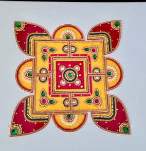 Opaque Square Rangoli