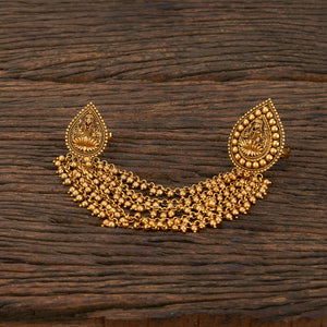 Kiran Antique Double Ring In Matte Gold Plating