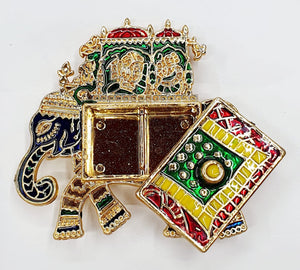 Elephant Haldi Kumkum Holder (Pack of 6)