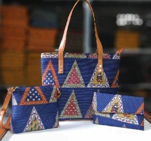 Handcrafted Ikat Tote