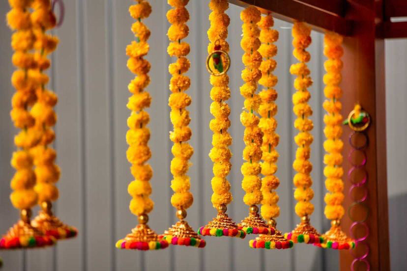 Artificial Marigold String for Decoration