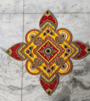 Opaque Square Rangoli