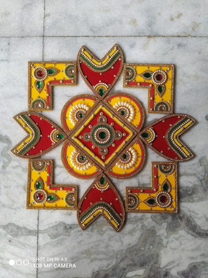 Opaque Square Rangoli