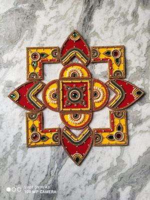 Opaque Square Rangoli