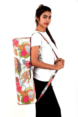 Magical Poppies Lime Archer Yoga Bag Wholesale