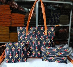 Handcrafted Ikat Tote