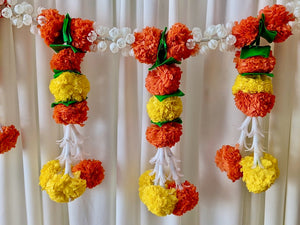 Decorative Artificial Marigold Toran