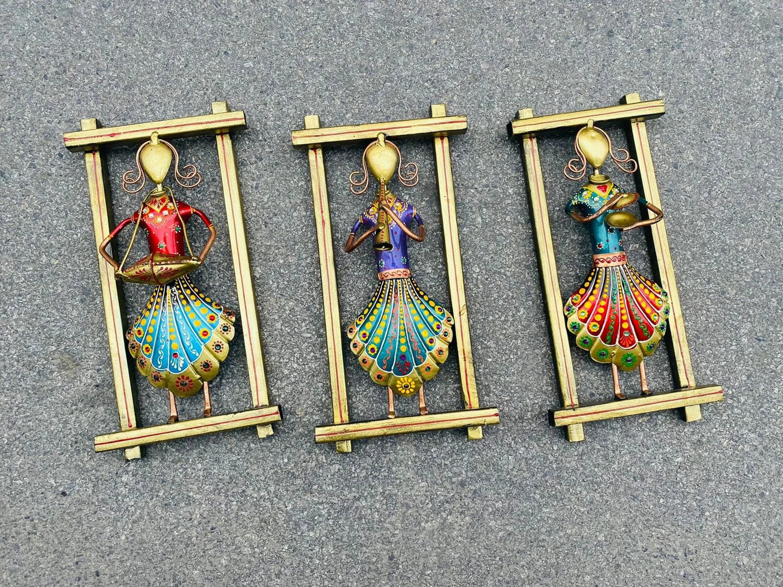Handmade Set of Lady Musicians