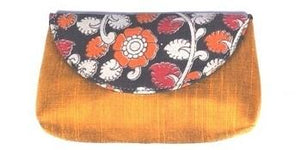 Kalamkari Purse in Raw Silk (Big)